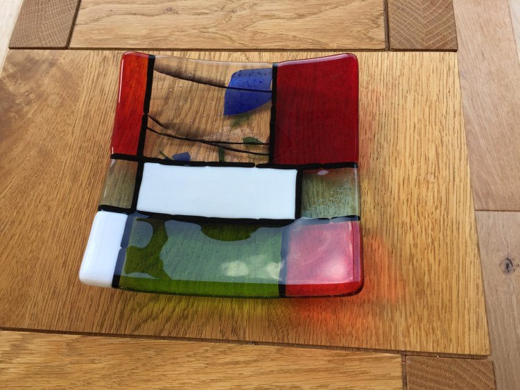 Mondrian style dish