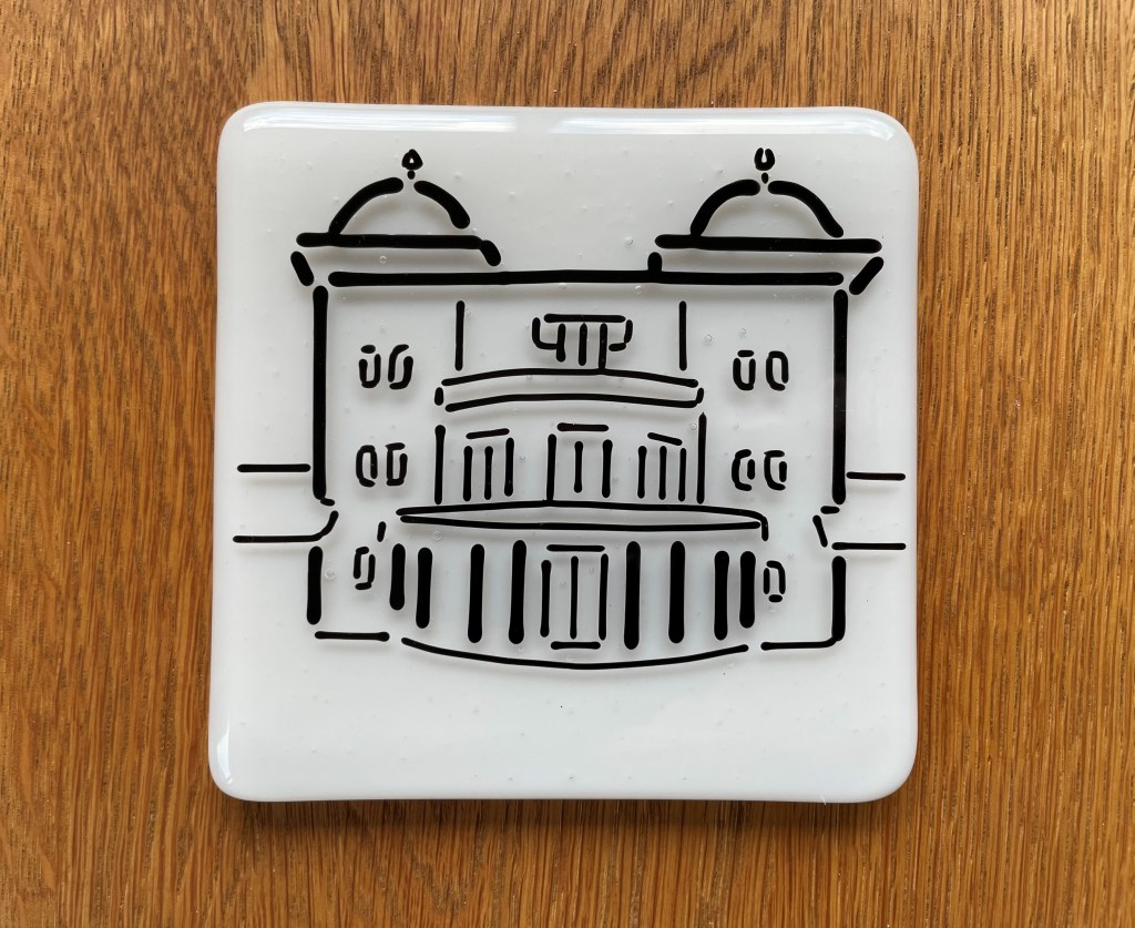 Coaster representing Penarth Pier Pavillion